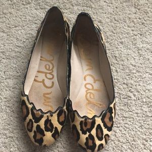 Sam Edelman Alain’s Leopard Calf hair Flats.